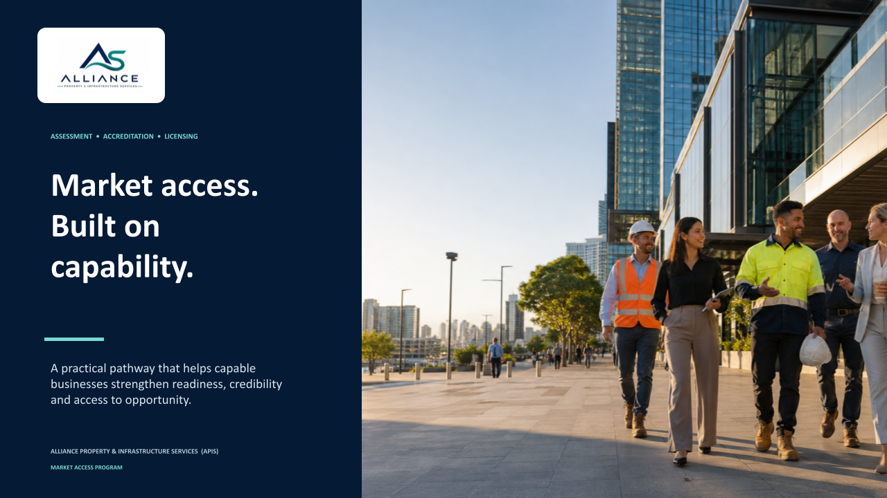 Front cover preview of APIS Market Access Program brochure