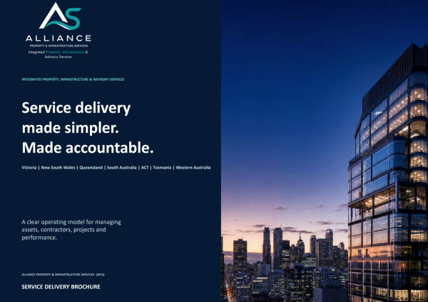 Front cover preview of APIS Service Delivery brochure