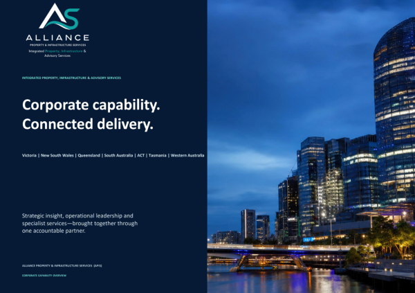 Front cover preview of APIS Corporate Capability brochure