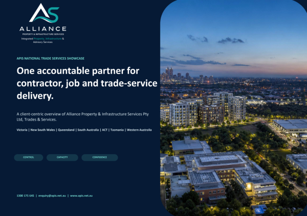 Front cover preview of APIS National Trade Services brochure