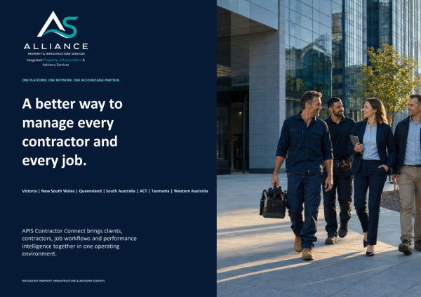 Front cover preview of APIS Client Contractor Connect brochure